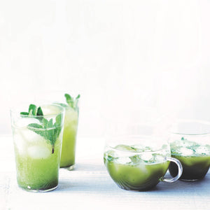 Matcha lemonade & matcha mint iced tea