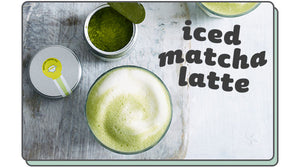 Iced matcha latte recipe  | teapigs