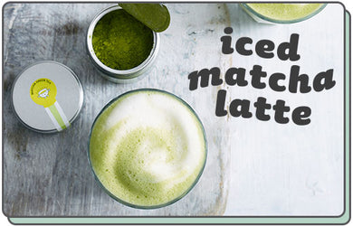 Iced matcha latte recipe  | teapigs