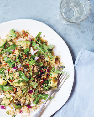 teapigs quinoa salad with matcha chilli dressing