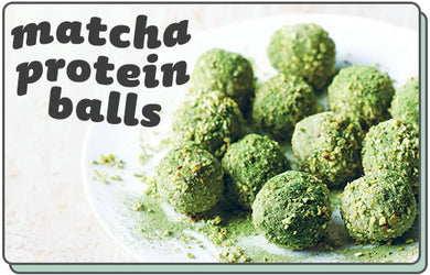 Simple matcha protein ball recipe | teapigs 