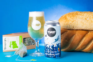 Introducing teapigs x Toast 0.5% lemongrass lager