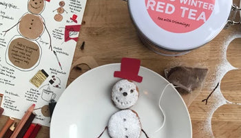 spiced winter snowman biscuits