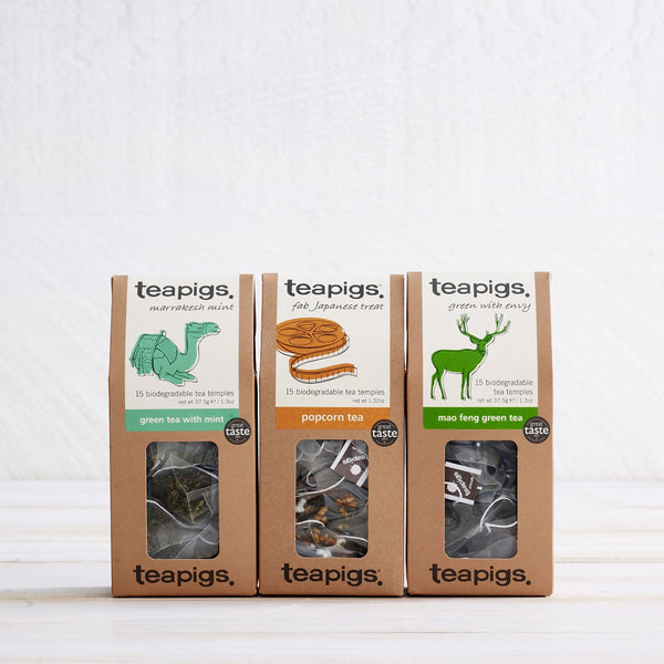 Trio of green tea based blends