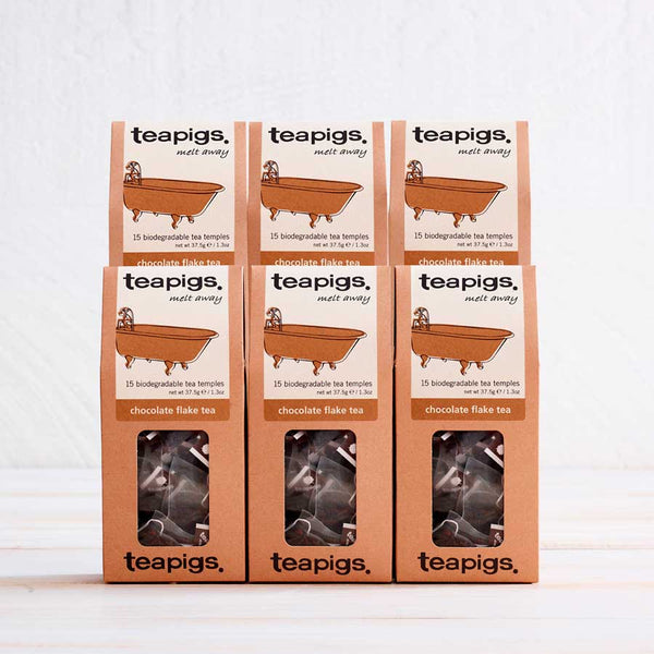6 15 packs of chocolate flake teabags