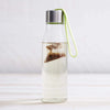lime green eva solo water bottle filled with tea