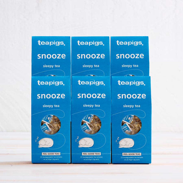 6 15 packs of snooze tea teabags