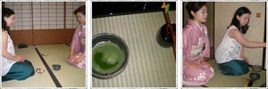Traditional matcha tea ceremony in Japan