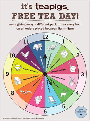 #teapigsfreeteaday free goodies!