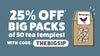 our 50 tea temple packs