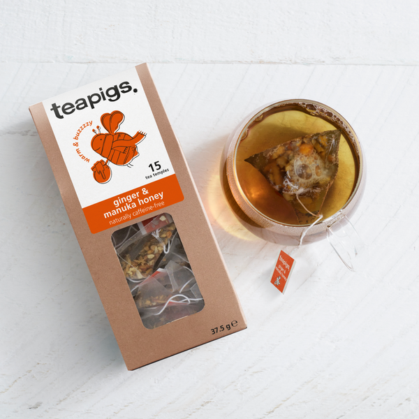 ginger and manuka honey tea