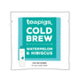 watermelon and hibiscus cold brew
