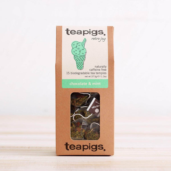 15 pack of chocolate and mint teabags