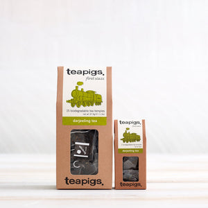 One 15 and one 2 pack of Darjeeling teabags