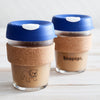 teapigs keep cup-royal blue with bulldog