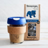 Blue bulldog keep cup and 15 pack of earl grey strong tea