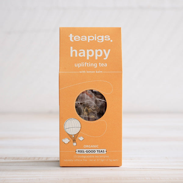 15 pack of Happy Feel Good teabags