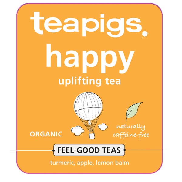 label for glass storage jar teapigs
