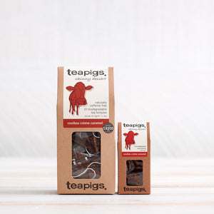 15 pack and taster pack of 2 rooibos creme caramel teabags