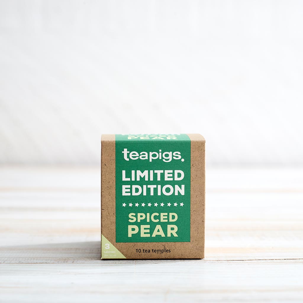 10 pack of limited edition spiced pear tea teabags