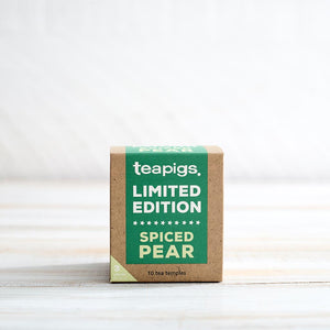 10 pack of limited edition spiced pear tea teabags