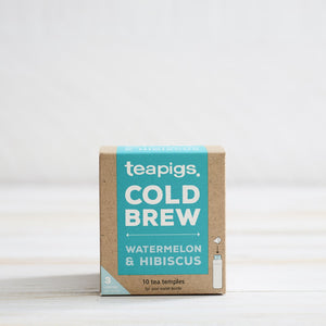 pack of 10 watermelon and hibiscus teabags