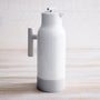 a white and grey modern  accent flask
