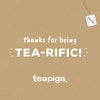 gift message card-tea-rific