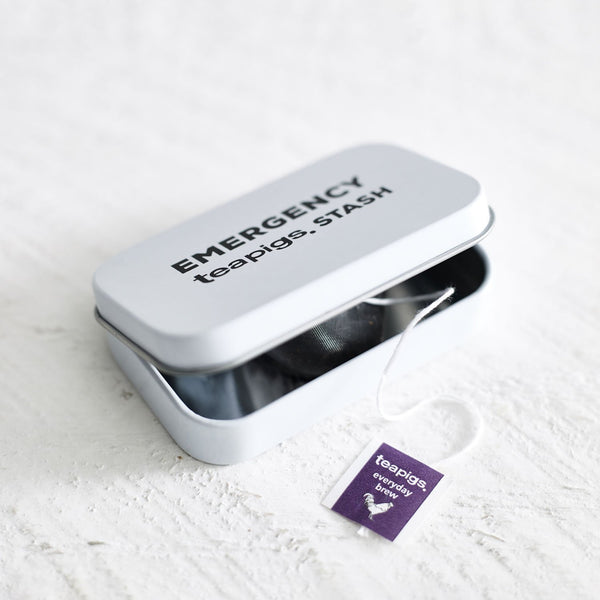 teapigs branded travel tin for teapigs teabags